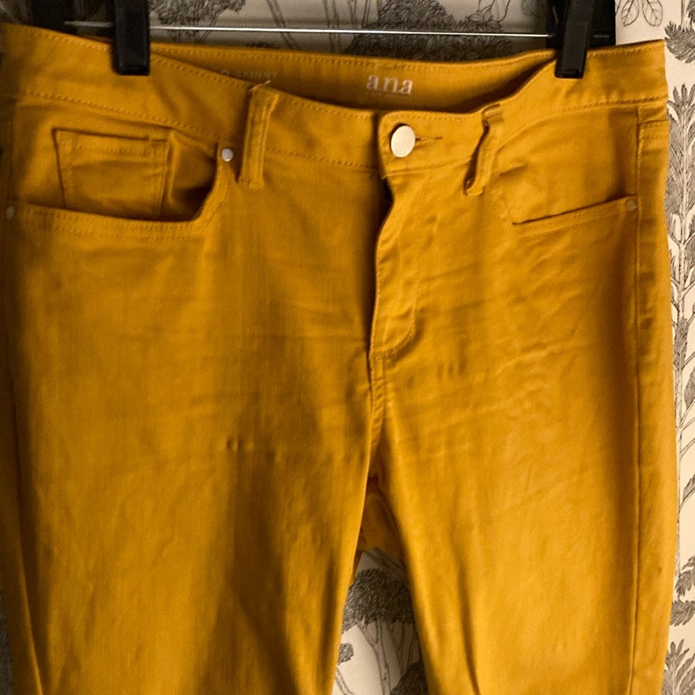 a.n.a Yellow Skinny Jeans Vibrant Denim